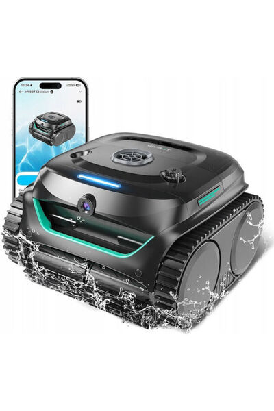 Wybot C2 Pro Vision Ασύρματη Ρομποτική Σκούπα για Πισίνες 180τ.μ. με Φίλτρο 3...