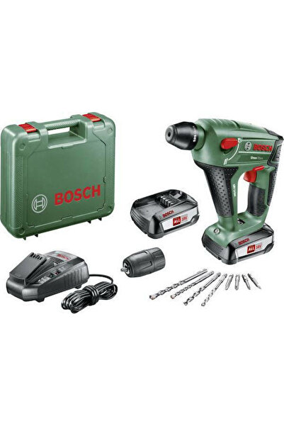 Bosch Uneo Maxx Κρουστικό Πιστολέτο Κατεδάφισης Μπαταρίας 18V 2x2.5Ah με Τσοκ...