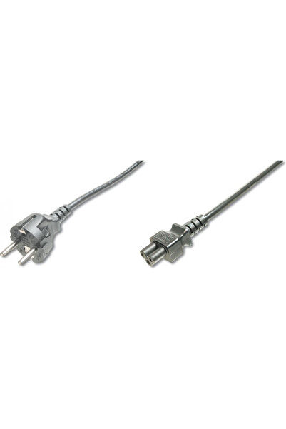 Digitus Καλώδιο Σούκο - IEC C5 1.8μ Μαύρο (AK-440103-018-S)