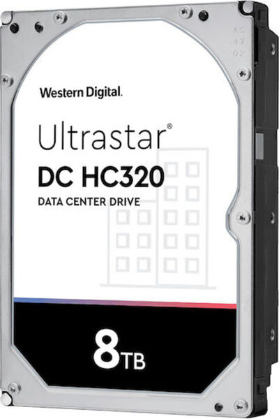 WESTERN DIGITAL DC HC320 8TB Σκληρός Δίσκος HDD 3.5 " SAS 3.0 7200rpm με 256M...