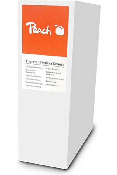 Peach Θερμοκολλητικά Εξώφυλλα A4 8mm Λευκά