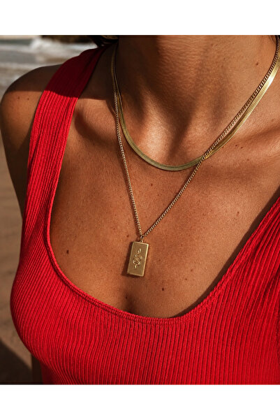 Markiz Takı Double 316L Steel Necklace (40 cm and 50 cm)