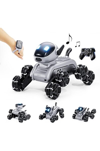 Skirfy Multiple Remote Controls Robot Dog- Interactive Smart Toys for Kids 6+...