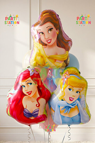 Parti Station Princesses Balloon Set - 8 Piece Princess Cinderella Balloon Me...