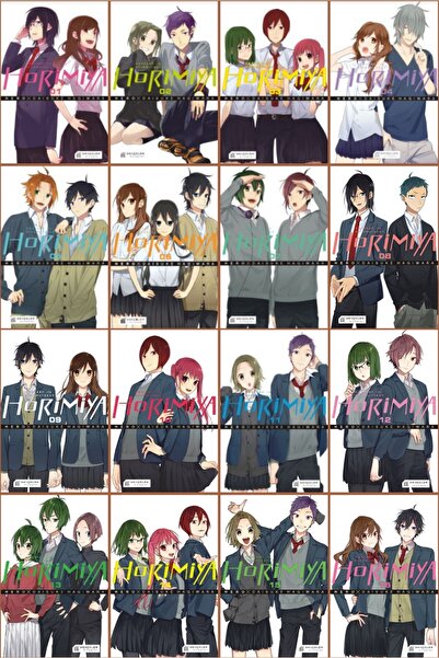 Akıl Çelen Kitaplar Horimiya 1-16. Ciltler Türkçe Manga Seti