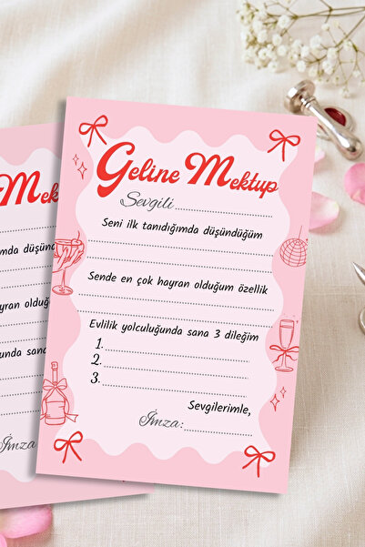 Metranya Geline Mektup 15 Adet, Bride To Be Gelin İçin Tavsiye Kartları, Bekarlığa Veda Partisi Nedime Quiz Soruları, Oyun Kartı, Geline Tavsiye Kartları, Bride Eğlence Seti, Bride Konsept Kartları
