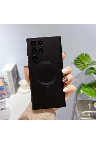 GENERAL for Samsung Galaxy S26 Ultra Silicone Magnetic Case with Camera Lens ...