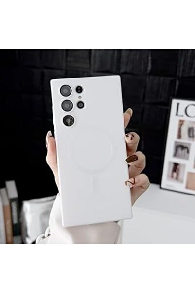 GENERAL for Samsung Galaxy S26 Ultra Silicone Magnetic Case with Camera Lens ...
