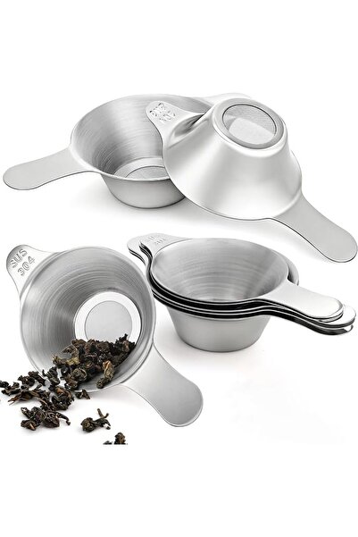 SYOSI Tea Infuser Set, 6Pcs 304 Stainless Steel Fine Mesh Strainers, Mini Cof...