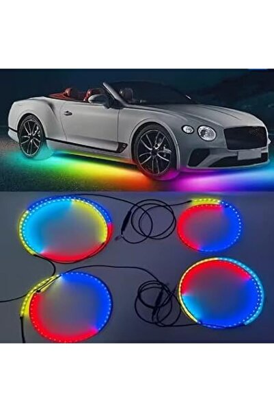 Alayjah Car Underglow LED Light Strip 150cm,Set of 4 Strips, Flexible Underbo...