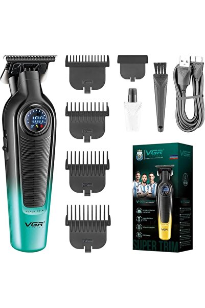 VGR 996 Hair Trimmer for Men, Cordless Hair Clippers with 7000RPM, Green | Ce...