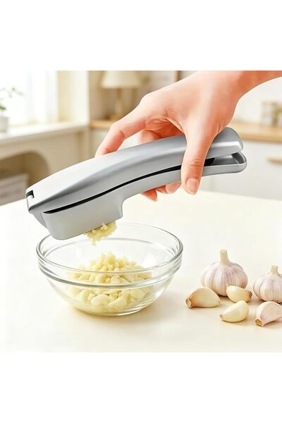 GENERAL 1pc Stainless Steel Garlic Press Tool, Manual Garlic Crusher and Minc...