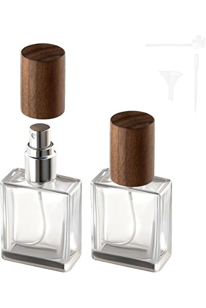 Hepiide بخاخ عطر قابل لإعادة التعبئة: قطعتان من حاويات العطر الزجاجية المحمول...