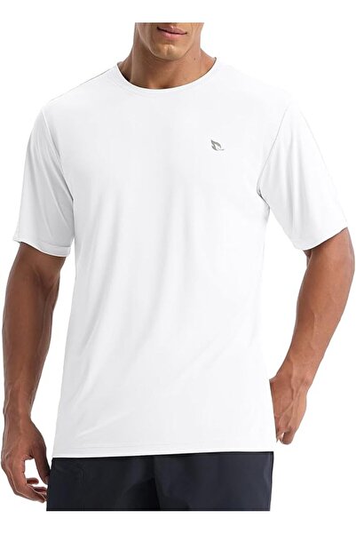 BALEAF Men's UPF 50+ Sun Protection Shirts UV SPF Short Sleeve T-Shirts Rash ...