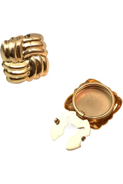 GENERAL Rhinestone Shirt Cufflinks Set of 4 Pieces Floral Decorative Button C...
