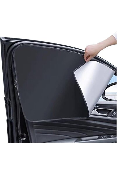 SYOSI Car Side Window Sun Shade, Magnetic Titanium Silver Privacy Curtain for...