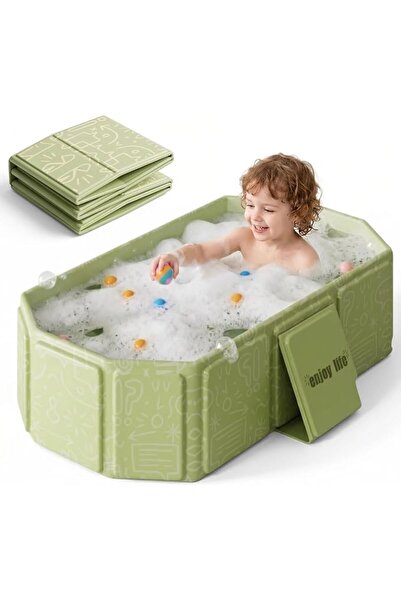 U-HOOME U HOOME Collapsible Baby Bathtub for Newborn to Toddler, 45x75cm Fold...