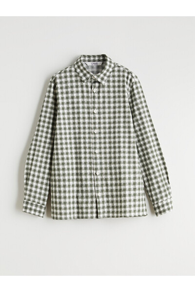 LC Waikiki Quality Pieces from Çelebi Store Long Sleeve Checkered Embroidered...