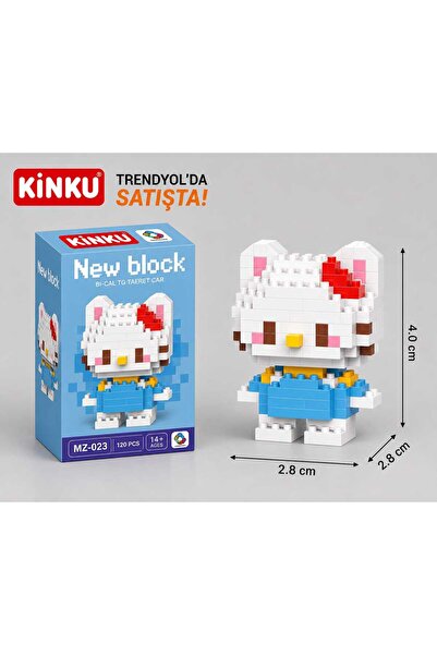 KİNKU Kutulu Block-Puzzle-Yapboz-3D Zeka geliştiren-Mini Sevimli Figürler Min...