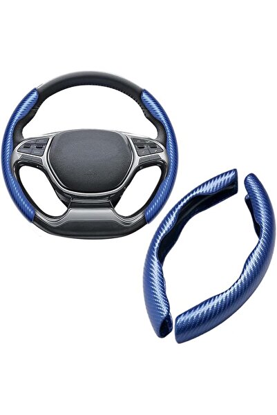 X SPRING Carbon Fiber Car Steering Wheel Cover, Segmented Microfiber Auto Wra...