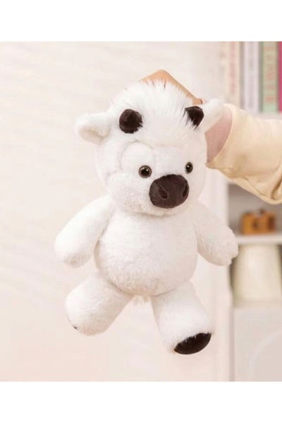 Takara Tomy Elde Sallanan Koşan Bacaklı Sevimli inek Peluş Oyuncak 30 cm şort...