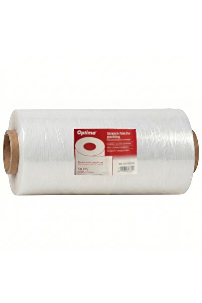 Optima Transparent Stretch Film, 50Cm Width, 23Microns, Elongation 200% - Aut...
