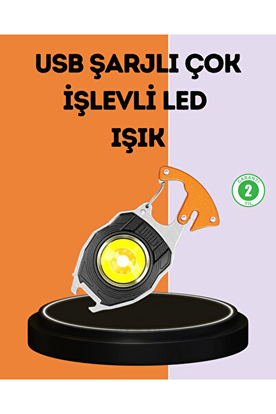 Eco Lounge LED Işıklı Acil Durum Düdüklü Anahtarlık Fener