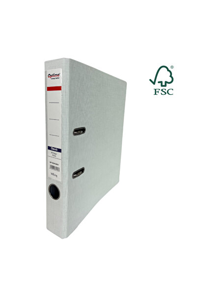 Optima Biblioraft A4, Plastifiat Pp/Paper, Margine Metalica, 50 Mm, Classic -...