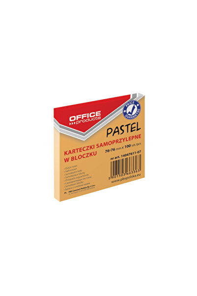 OFFICE products Samolepicí poznámkové lístky 76 x 76 mm, 100 ks/sada, - Paste...