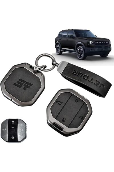 sheful Alloy Key Cover for Jetour T1&T2 2025 | Durable Anti-Fall & Wear-Resis...