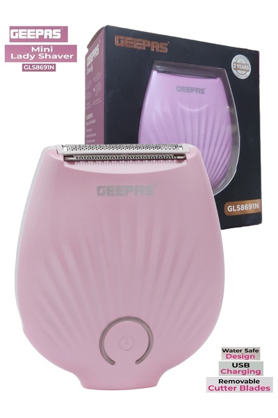 Geepas Jiebas Gls8691 Mini Multi-Use Women's Shaver Rechargeable 3.7V Lithium...