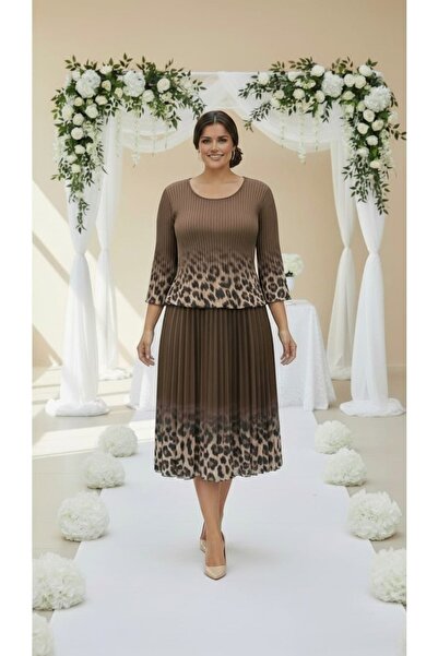 Fashimo Rochie midi cu aspect plisat cod ES11527