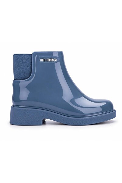 Mini Melissa أحذية المطر والجزمات الهولوغرامية بيرولادو للفتيات مقاس 31-35 با...