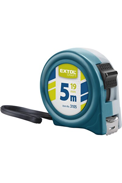 EXTOL CRAFT Retractable tape measure, EXTOL CRAFT, 3105, 5 m, class II