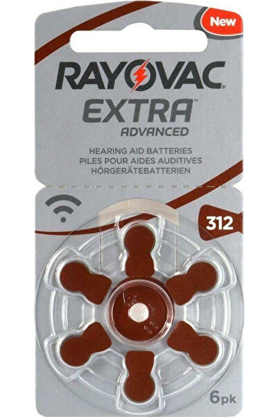 Rayovac μπαταρίες ακουστικών βαρηκοΐας 312MF, mercury free, 1.4V, 6τμχ 312MF