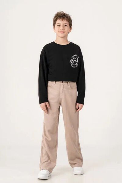 GİYİCEM TEKSTİL Dečaci Prane lanene pantalone Gradski stil 5503