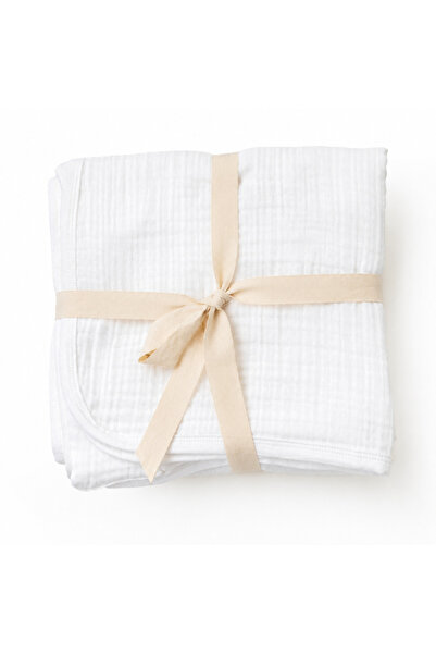 lowell home Ac25870 Müslin Home Baby Blanket 105*120 White