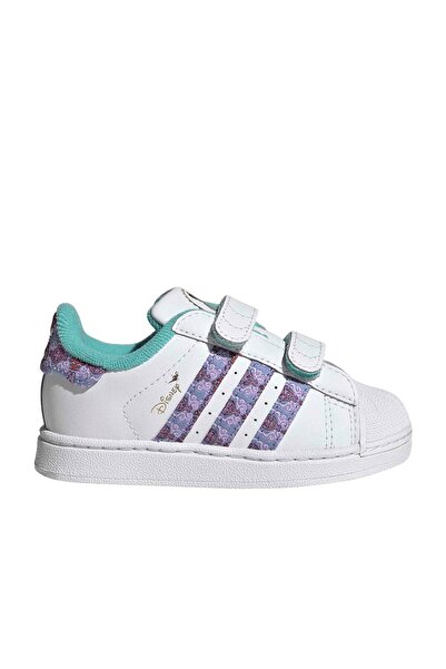 adidas Disney Princess Superstar II Bebek Beyaz Spor Ayakkabı (KJ7476)