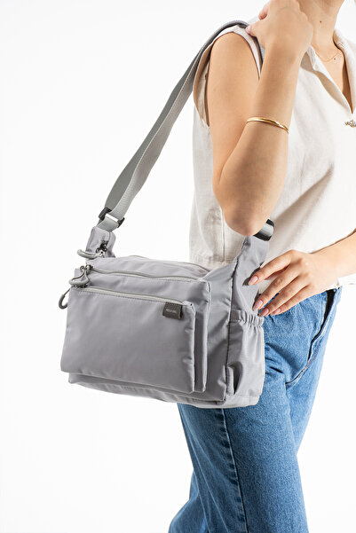 WİKİDAYS.S MODA TRENDİ Multi-Pocket Women's Messenger Bag - Fabric Crossbody Bag