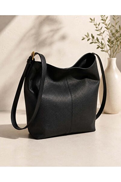 Uderra Leather Uderra Women's Genuine Leather Black Shoulder Bag - S1Kz03120 ...