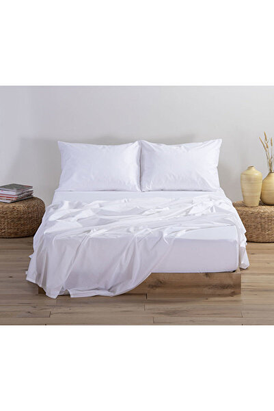 Nef Nef Homeware Nef Nef Βασικό Κατωσέντονο με Λάστιχο 140x200+30 Λευκό