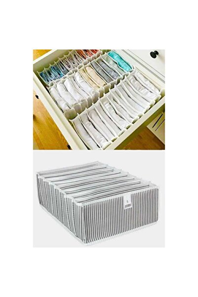 pınaxar Accordion Drawer Organizer 8 Compartments Size L Socks Laundry Towel ...
