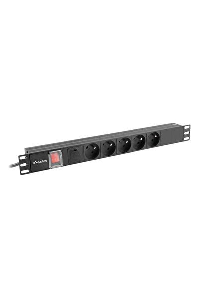 Lanberg Unitate alimentare PDU 19", 5 prize ng "PDU-05E-0200-BK"