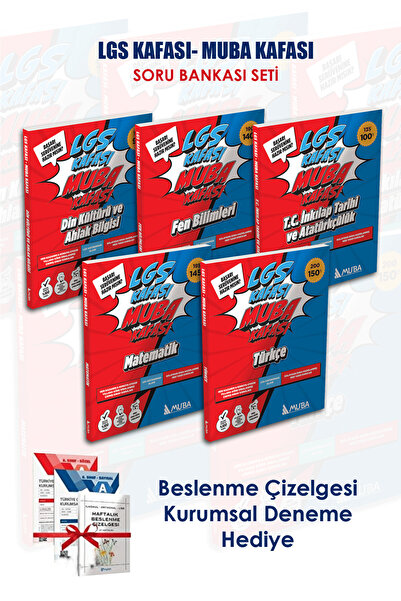 Murat Yayınları 2026 -2027 Müfredat Muba LGS-8 Sınıf - MUBA KAFASI Soru Banka...