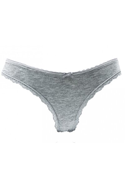 HUNEX UNDERWEAR Βραζιλία Γυναικεία Βαμβακερά Γκρι 1330GK, Μέγεθος L