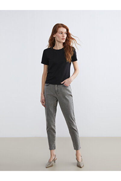 LC Waikiki Blugi de damă tip Mom Fit cu talie elastică
