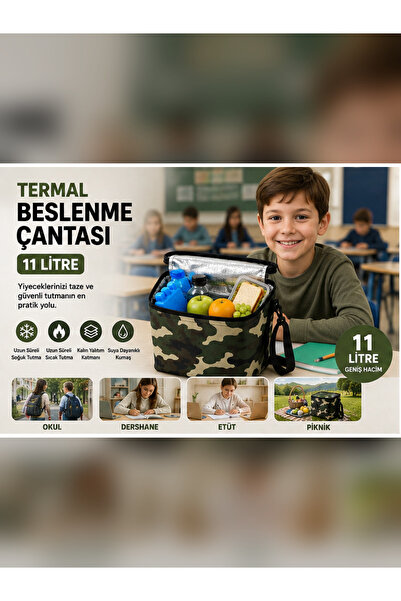 Vip Home Concept Market Ürünleri 11 Liter Thermal Lunch Bag Heat Insulated Ho...