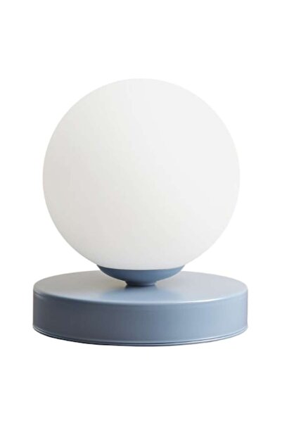 Aldex Lampă de masă albastru prăfuit, Aldex, Ball S, metal, E14, 14x14x17cm