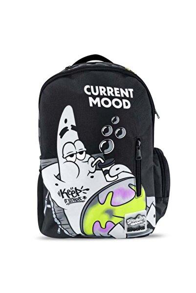 OEM Black Grey Lime Green Backpack with Sponge Bob Patrick Decks Model - 30 x...
