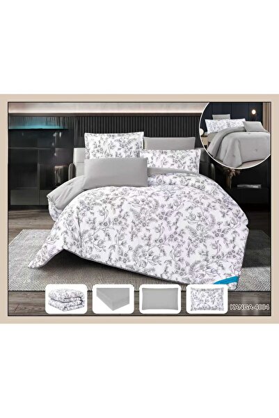 aram Nefren Double-Sided Brushed Bedspread with High Quality Comforter 6 Piec...